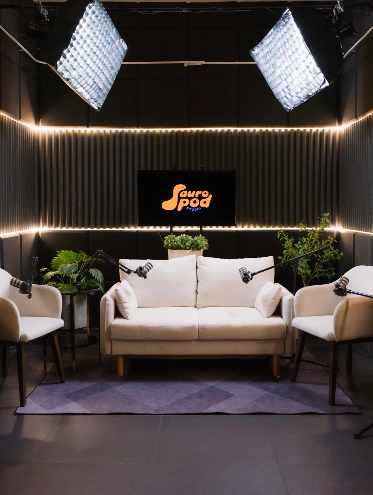 The Sauropodcast room